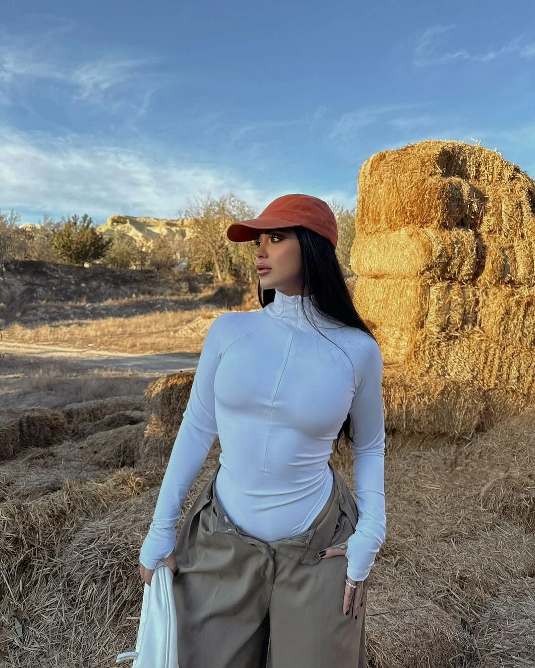 

Faionable Slim Fit Long Sve Комбинезон на молнии Повседневные брюки с высокой талией Тонкая полиэфирная ткань Летний костюм для поездок на работу