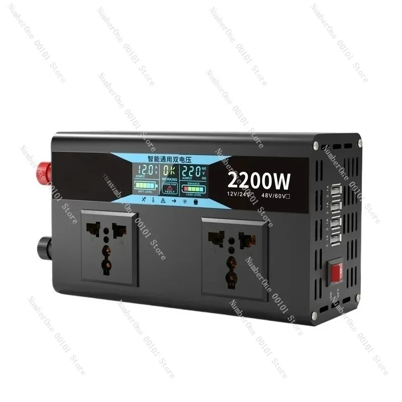 

Чистая синусоида 12v24v48v60v до 220V домашний автомобильный инвертор преобразователь электромобиля