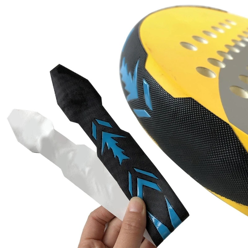 2PCS Racquet Head Guard Beaches Tennis Hects Paddle Head Protections Tape Sticker Tennis Head Protector