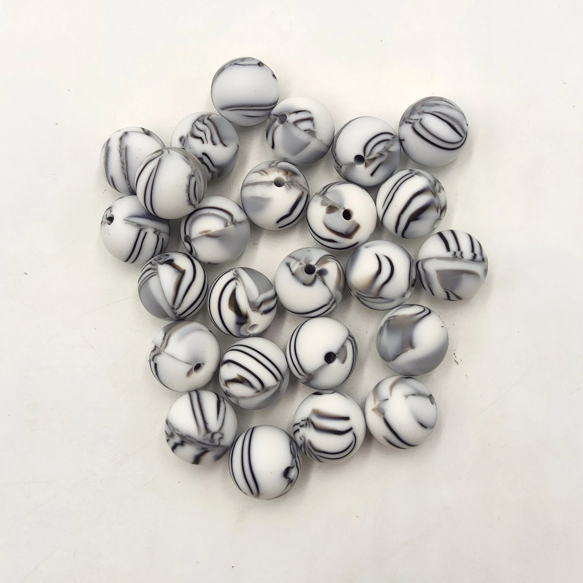 100pcs Food Grade Round Silicone Beads 15mm Baby Teething Necklace Toy DIY Pacifier Chain Care Baby Teether Product BPA Free