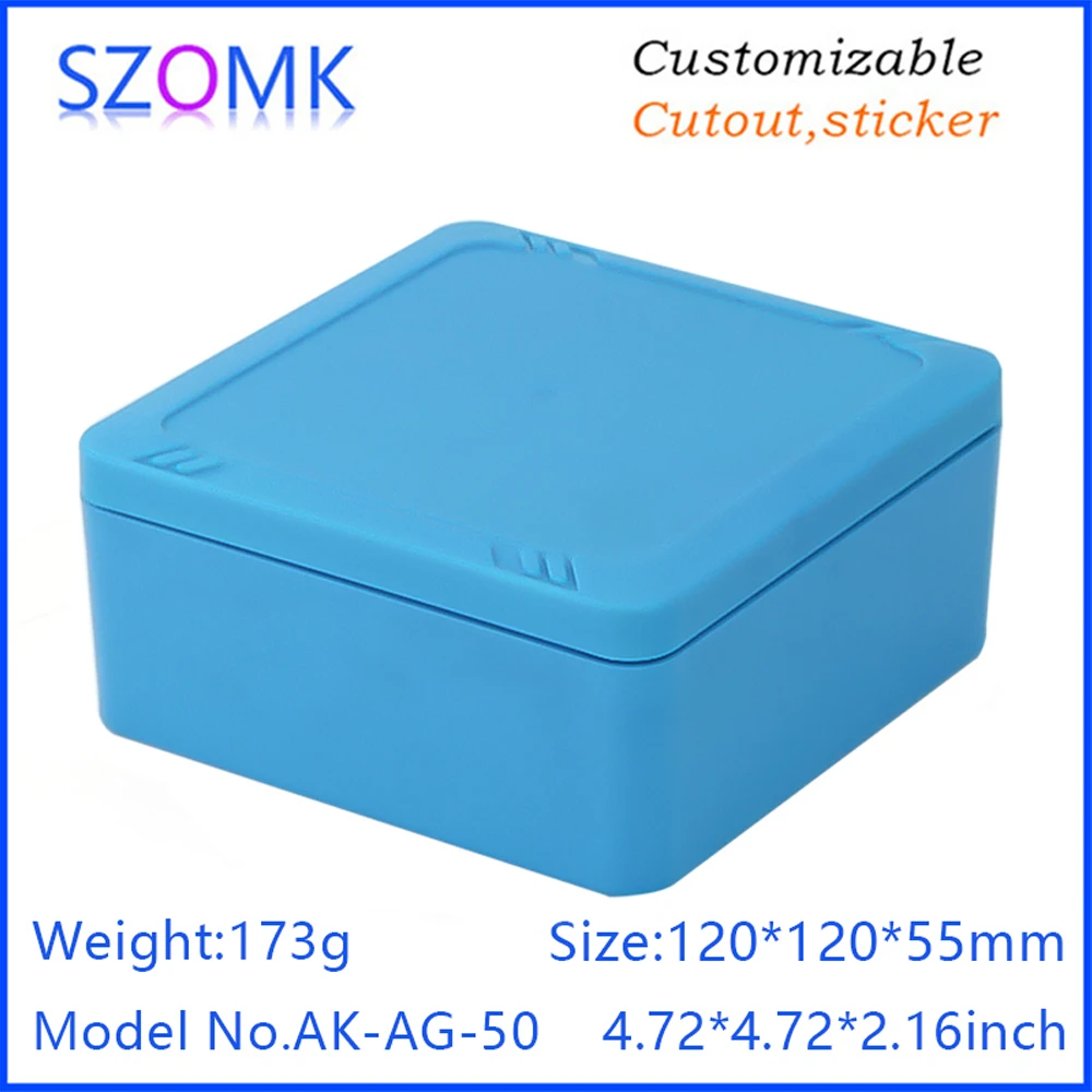 High Quality Blue ABS IP67Plastic Waterproof Box AK-AG-50