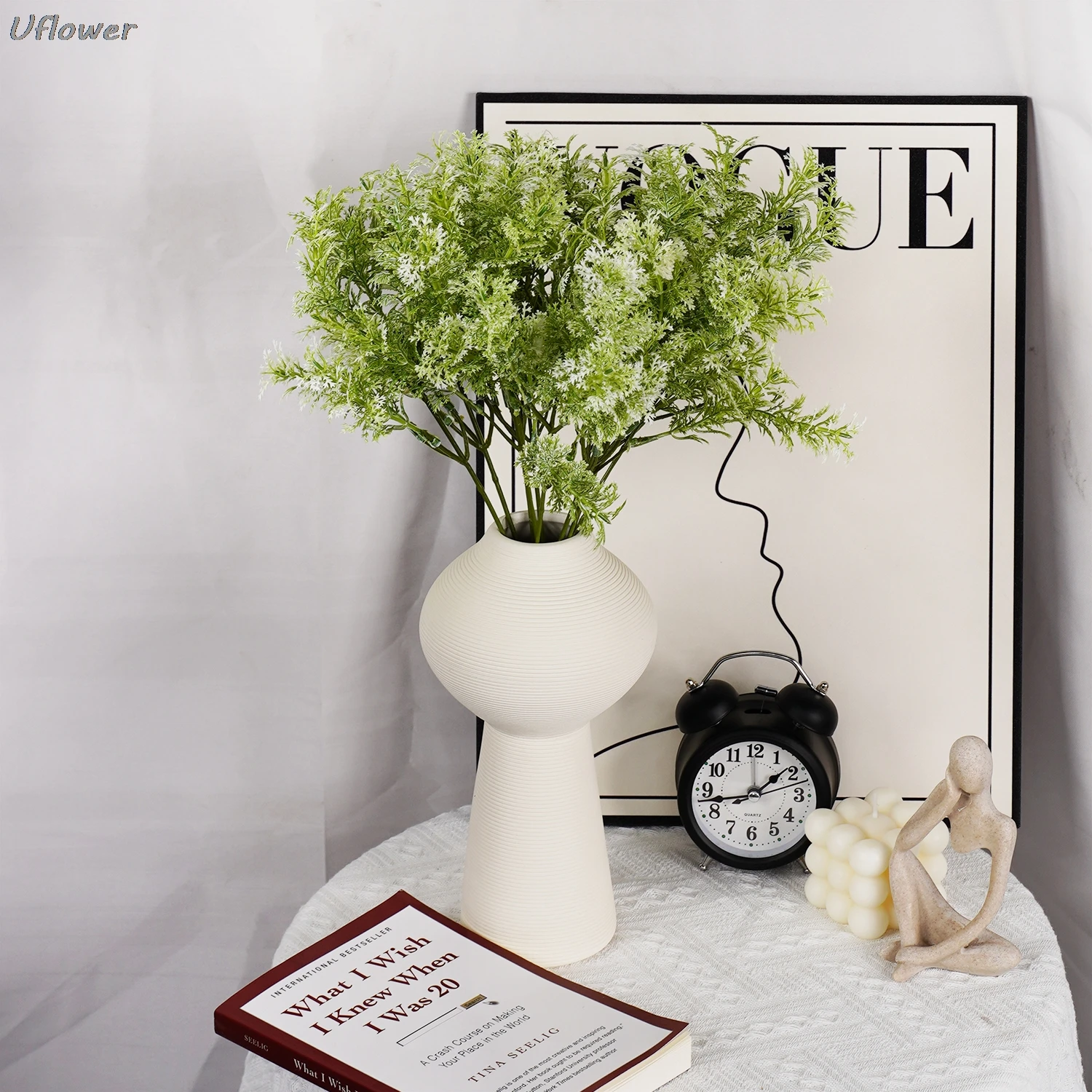 

4PCS Silk Coral Mistletoe Artificial Plants Bouquet for Home Garden Table Decor Fake Christmas Wedding DIY Accessories