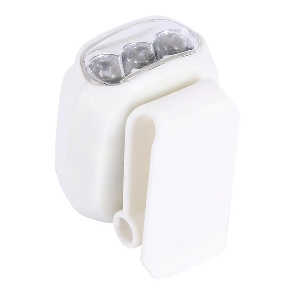 

Hands Free 3 LED Bright Rotatable Clip-On Caplight Clip-on Cap Lamp Headlamp Hat Lamp