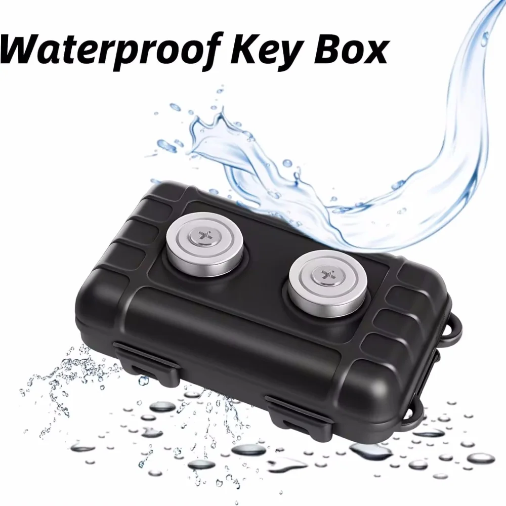 mini porta chaves magnetico under car hide key box waterproof key hider caixa multifuncional a prova dagua para chave de reposicao localizador gps 01