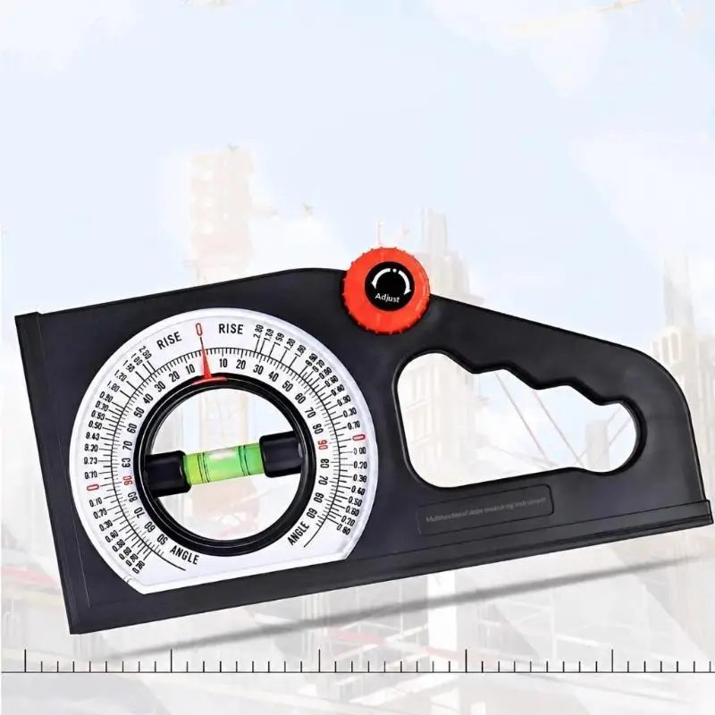 Magnetic Inclinometer Protractor Tool High Accuracy Angle Measuring Gauge For Construction Carpentry