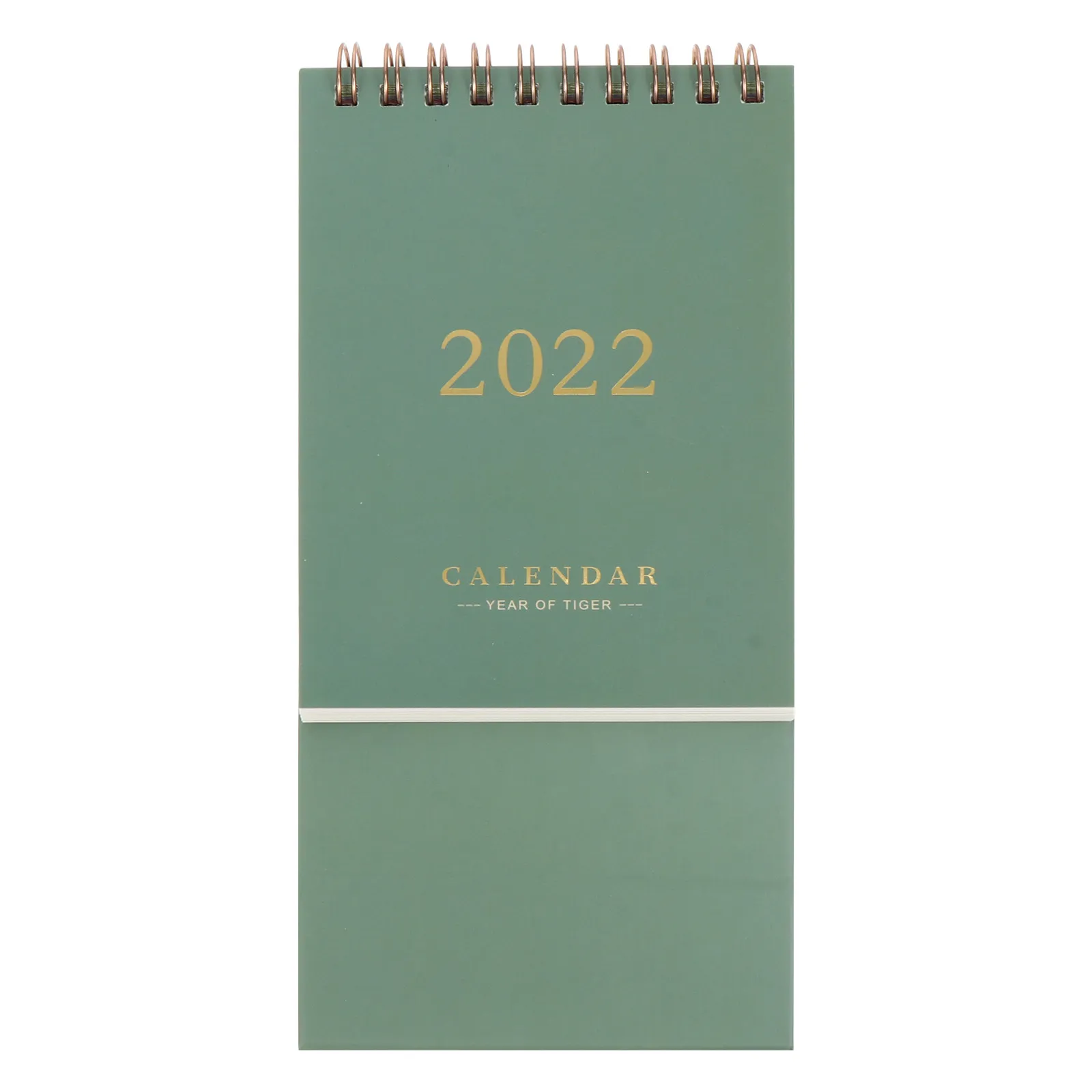 

1pc Mini 2022 Desktop Calendar Paper Tabletop Calendar For Office School Desk Simple Chic Color Note-Taking Schedule Planner