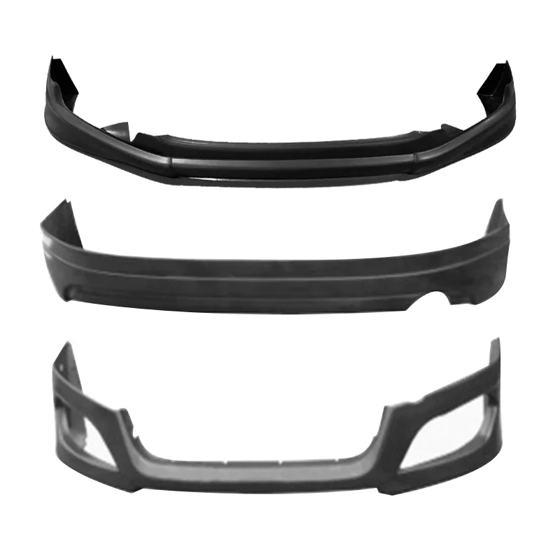 For Honda City 2009-2011 Front Lip Rear Lip ABS Material Three Styles Factory Direct Car Body Kit
