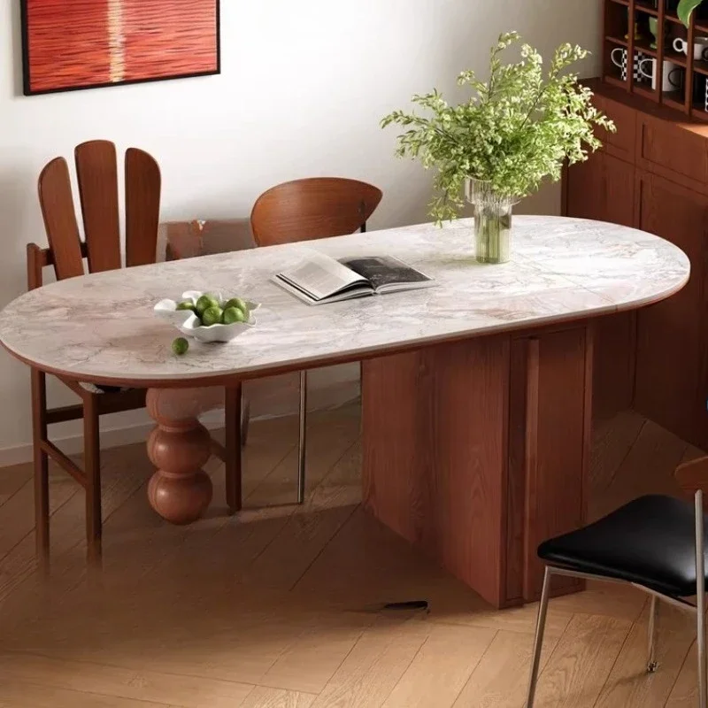 a*-Space Saving Nordic Dining Table Kitchen Center Wood Designer Dining Table Writing Service Mesas De Comedor Home Furniture.
