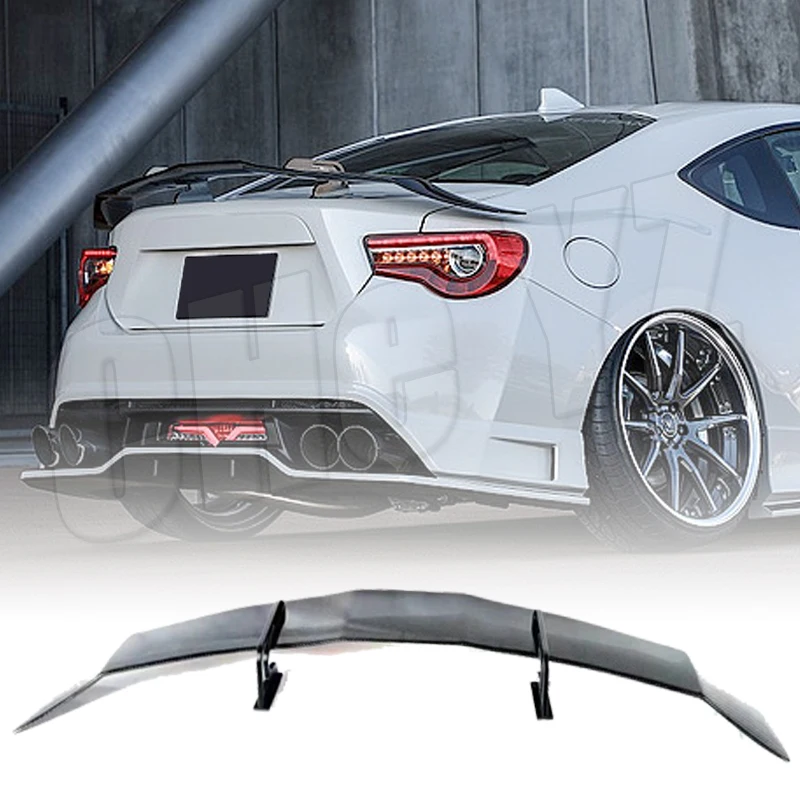 실제 탄소 섬유 글로스 블랙 리어 트렁크 스포일러, 도요타 GT86 스바루 BRZ 쿠페 2012-2020, 스포츠 윙 GT 스타일