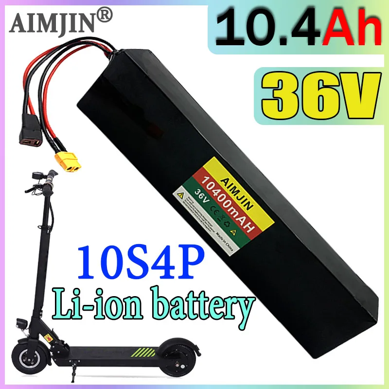 

36V 10.4Ah Scooter Lithium Battery 18650 10S4P battery pack 36V for 750W-1000W，for Various transport vehicles，with BMS