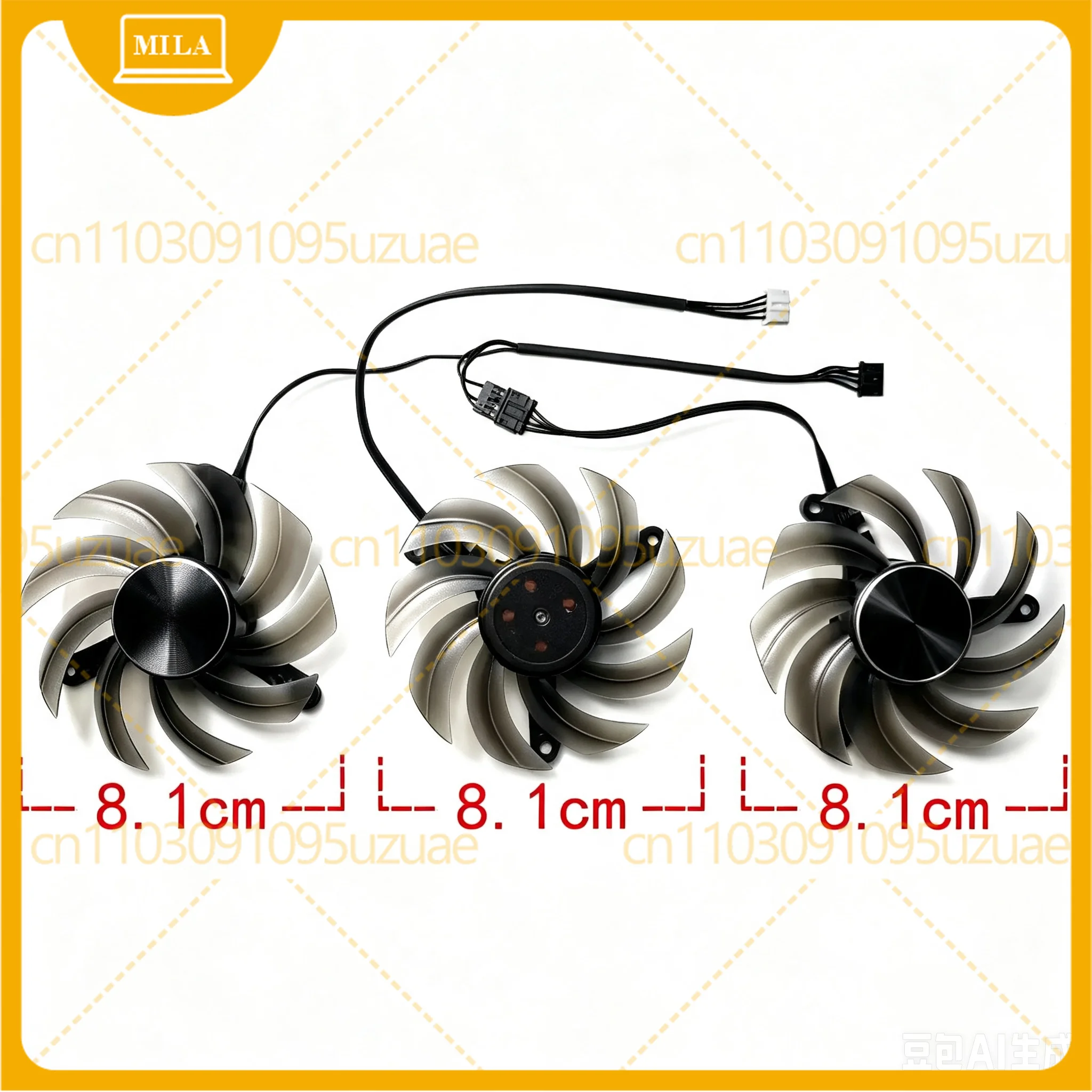Nouveau ventilateur de refroidissement de carte vidéo Original 1SET RTX 3080 GamingPro, pour Palit RTX 3060Ti, 3070, 3070Ti, 3080, 3080Ti, 3090 GamingPro