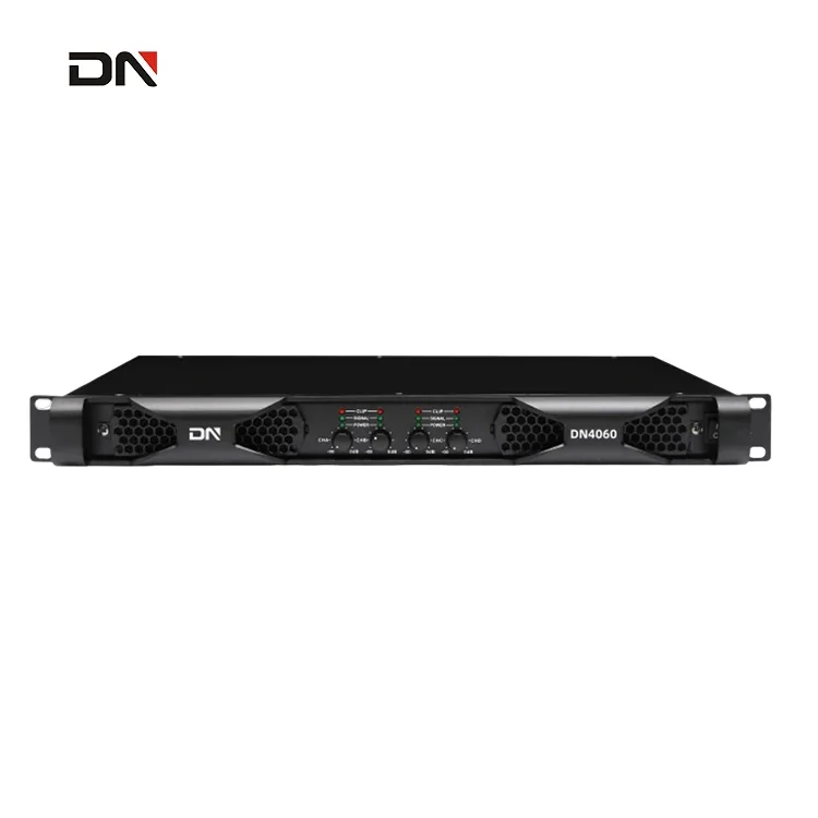 Hot sale 1U 4CH 2000W Class D professional amplifier Power amplifier for outdoor music festivals