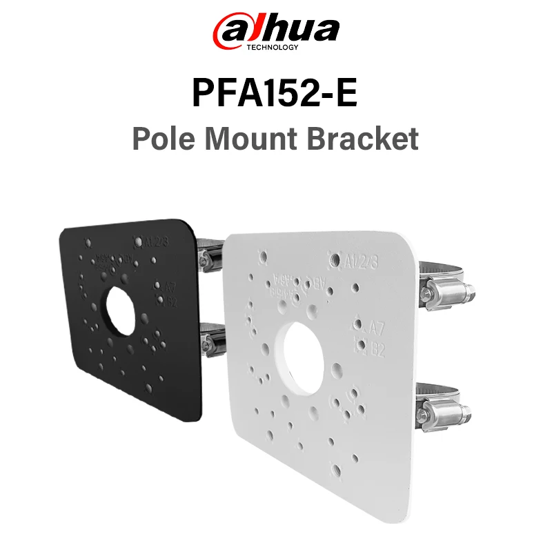 Dahua PFA152-E Pole Mount Bracket Aluminum Alloy & SUS 304 For 80mm-150mm Wide Poles CCTV Mounts Suitable For Variety Of Cameras
