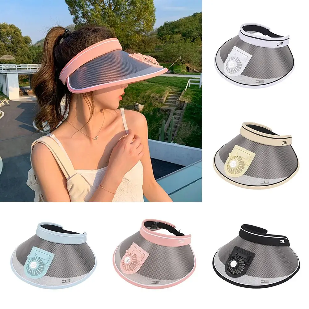 

Leisure Usb Charging Cooling Fan Hat Empty Roof UV Protection Fishing Hat Breathable Peaked Cap Men Women