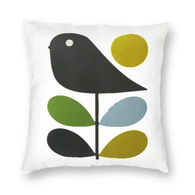 Orla Kiely Multi Stem And Bird Cushion Cover Scandinavian Flower Floor Pillow Case for Living Room Sofa Pillowcase Home Decor