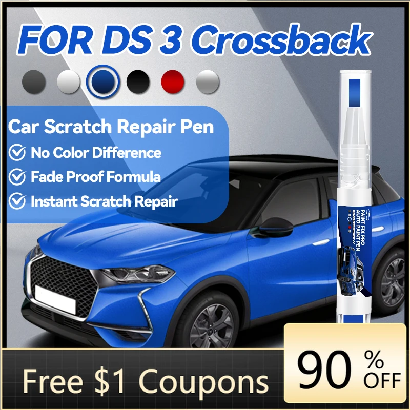 

Набор для ремонта царапин на автомобиле: маркер-корректор для покраски, средство для удаления царапин, аксессуары для авто DIY, для DS3 Crossback 2018-2024, черный, белый, B