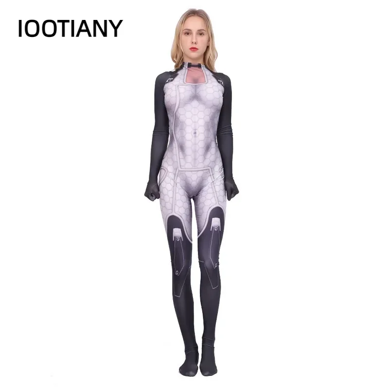 CosplayGame كتلة تأثير ميراندا لوسون تأثيري الجوارب مجموعة الكبار ثلاثية الأبعاد الطباعة أنيمي تأثيري ازياء مطاطا سليم ارتداءها بذلة