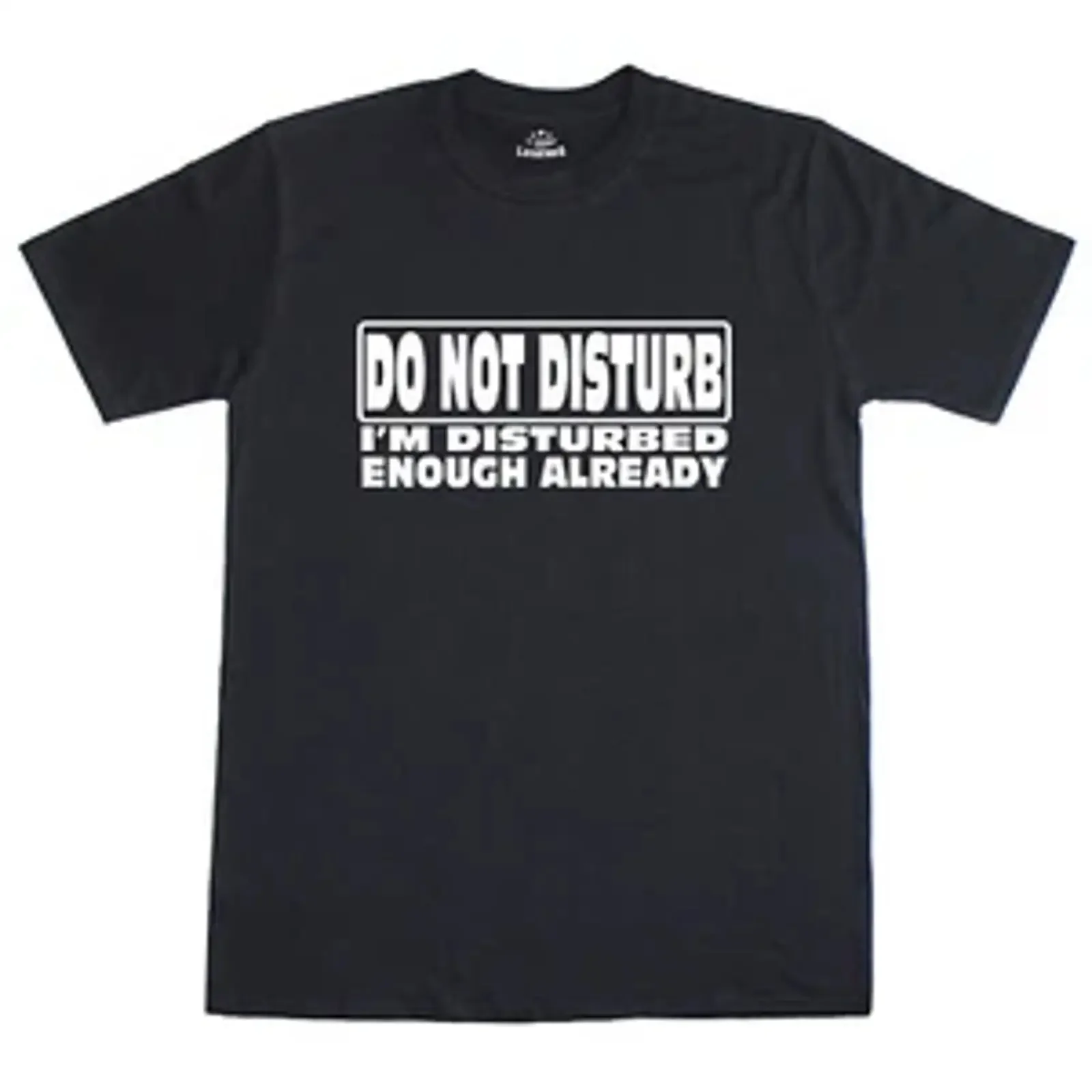 Mens T Shirt Funny Slogan Novelty Do Not Disturb I'm Disturbed Enough Already vintage Washed Comfortable graphic fashion Soft