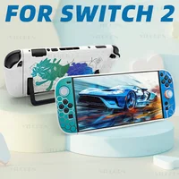 【Estilo LEGENDS Z-A】 Funda para consola Switch 2 compatible con base, carcasa protectora dura dividida NS2, piel de base para modo de consola NS2 opcional