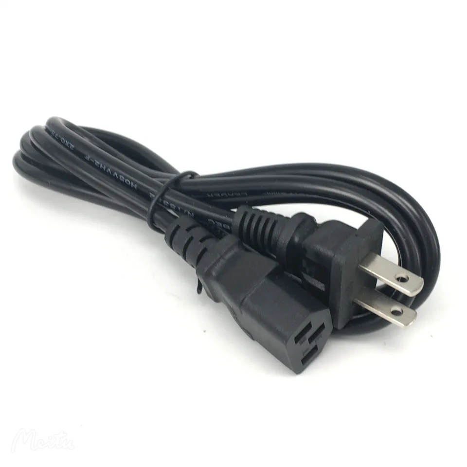 US JP Power Cable Japan American IEC C13 AC Power Supply Lead Cord
