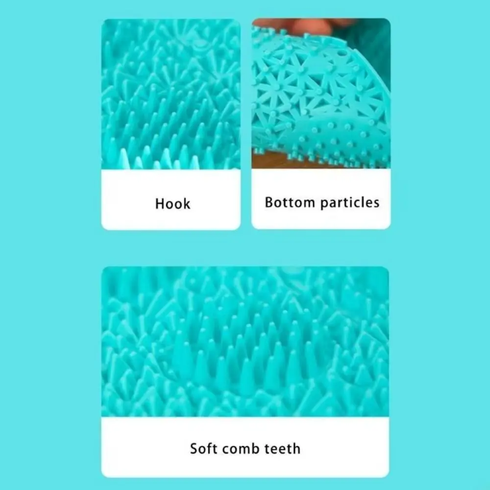 TPR Material Pet Self-service Massage Brush Itchy Skin Relief Non-slip Cat Grooming Scratcher Stress Relief Comfortable