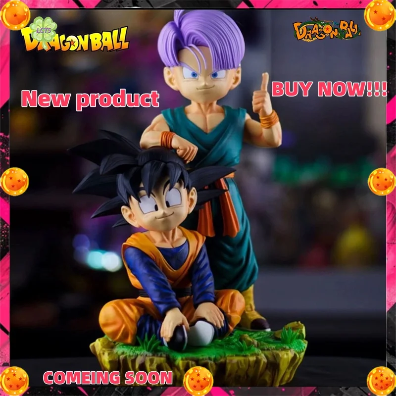 

В НАЛИЧИИ 25 СМ KL игрушки Dragon Ball Аниме Фигурка Сон Готен и Трукс Фигурка Статуя из ПВХ Детская серия Коллекция моделей Подарочные игрушки
