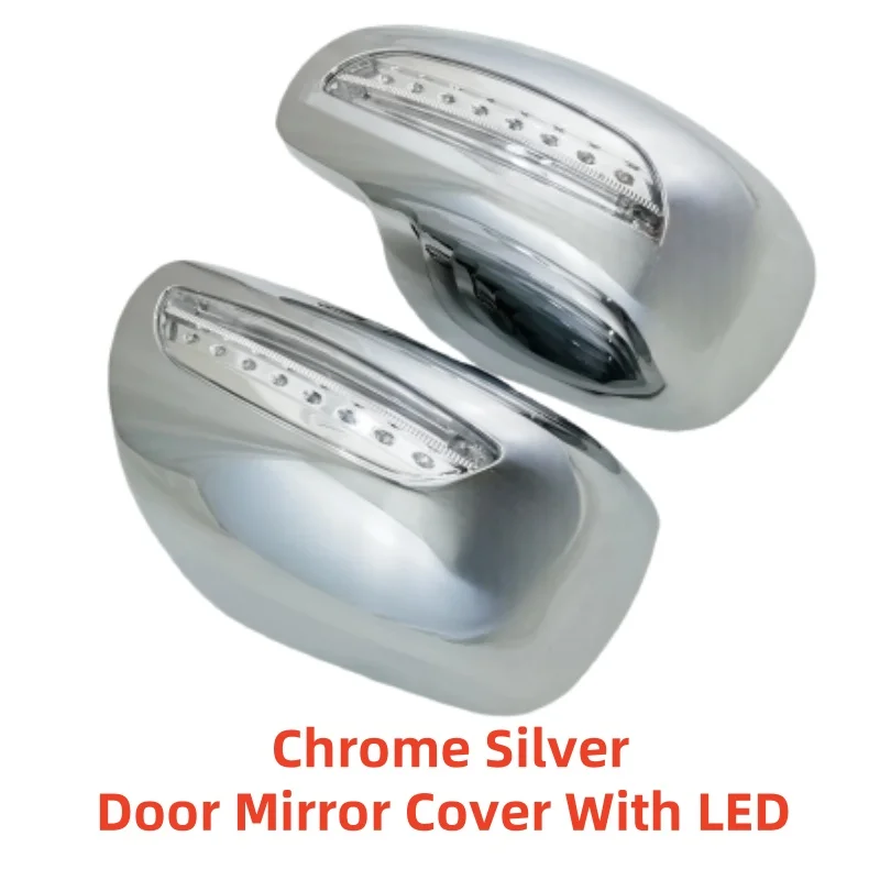 For Toyota Prius prius20 xw20 2003 2005 2007 2008 2009 Chrome Car Rearview Accessories Plated Trim Door Mirror Cover With LED