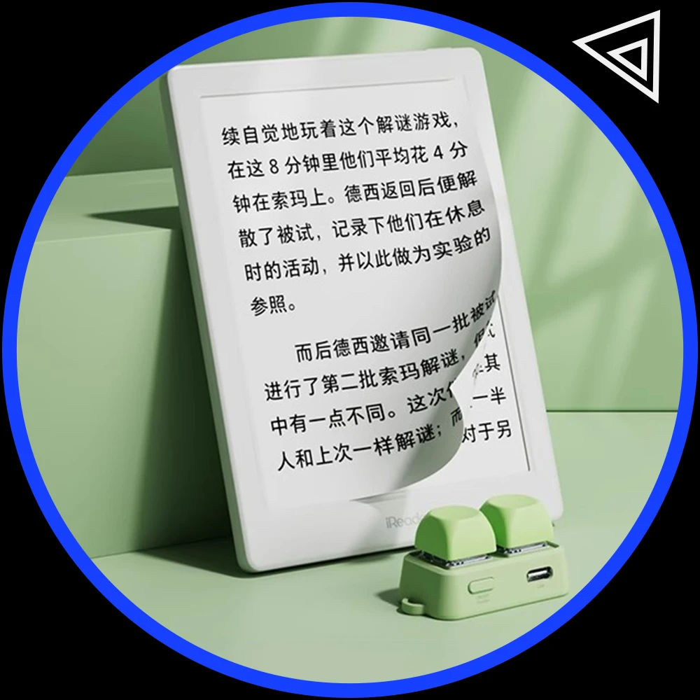 

HanLinYue Free2 Mini Wireless Mechanical Keyboard Bluetooth Page Flipper E-book Reader Mobile Phone Remote Control For XTEINK X4