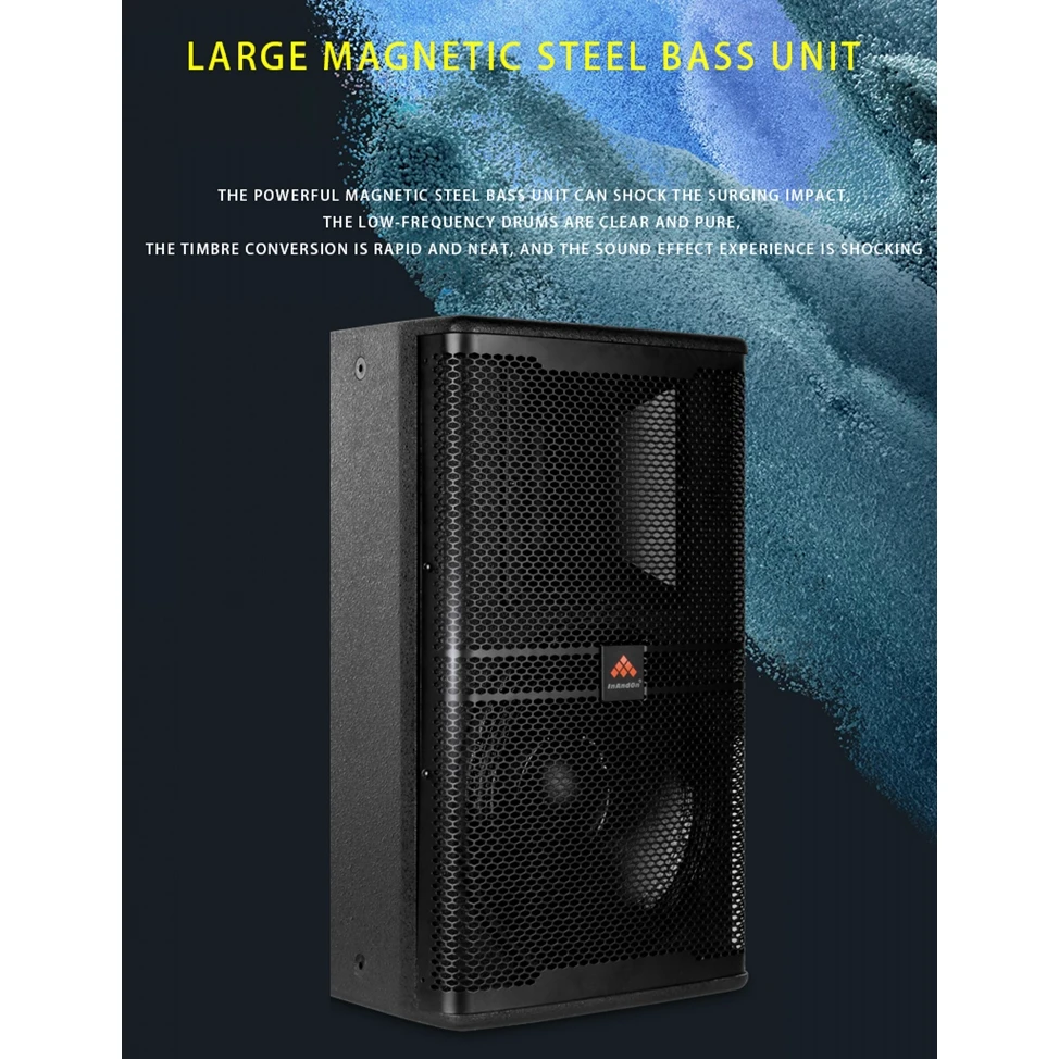 Gloednieuwe Kwaliteit Boekenplank Speaker Professionele 100-400W 10Inch High-End Speaker