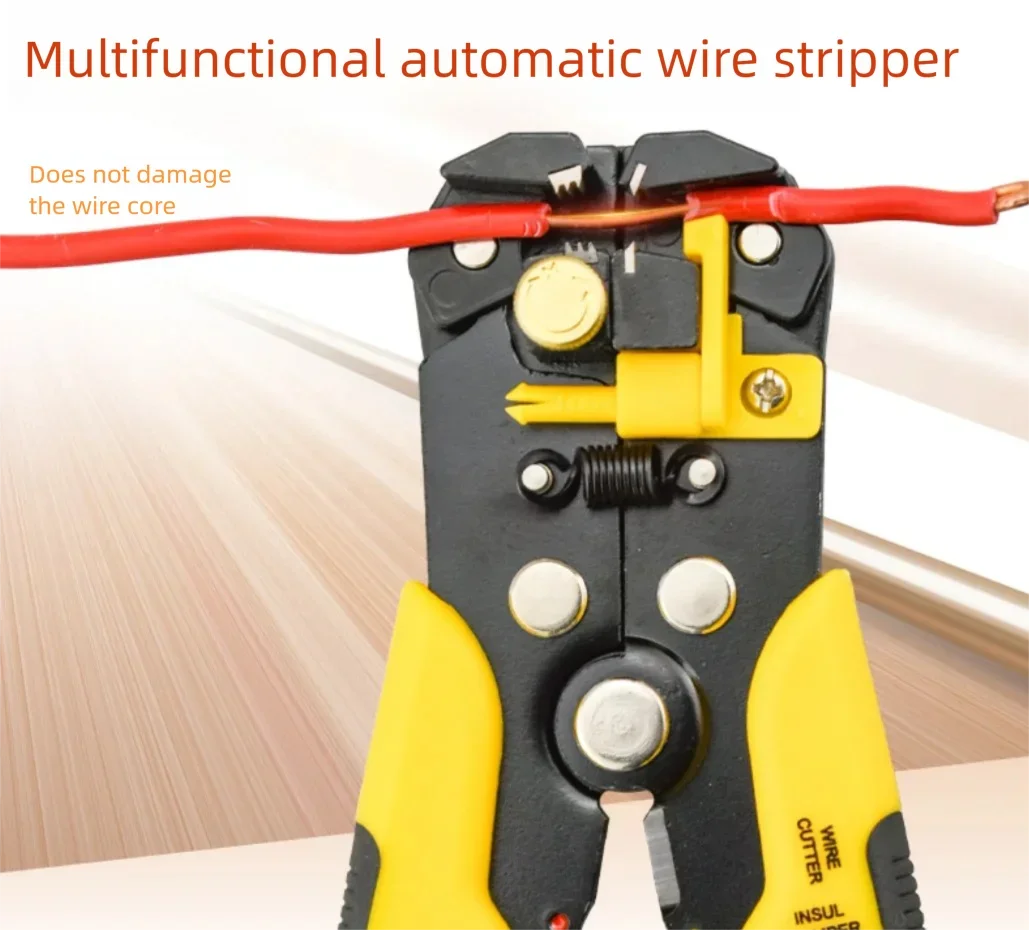 Multi-Functional Wire Crimping Pliers with Stripping Tool Durable Hand Tool for Home Improvement And Professional Use