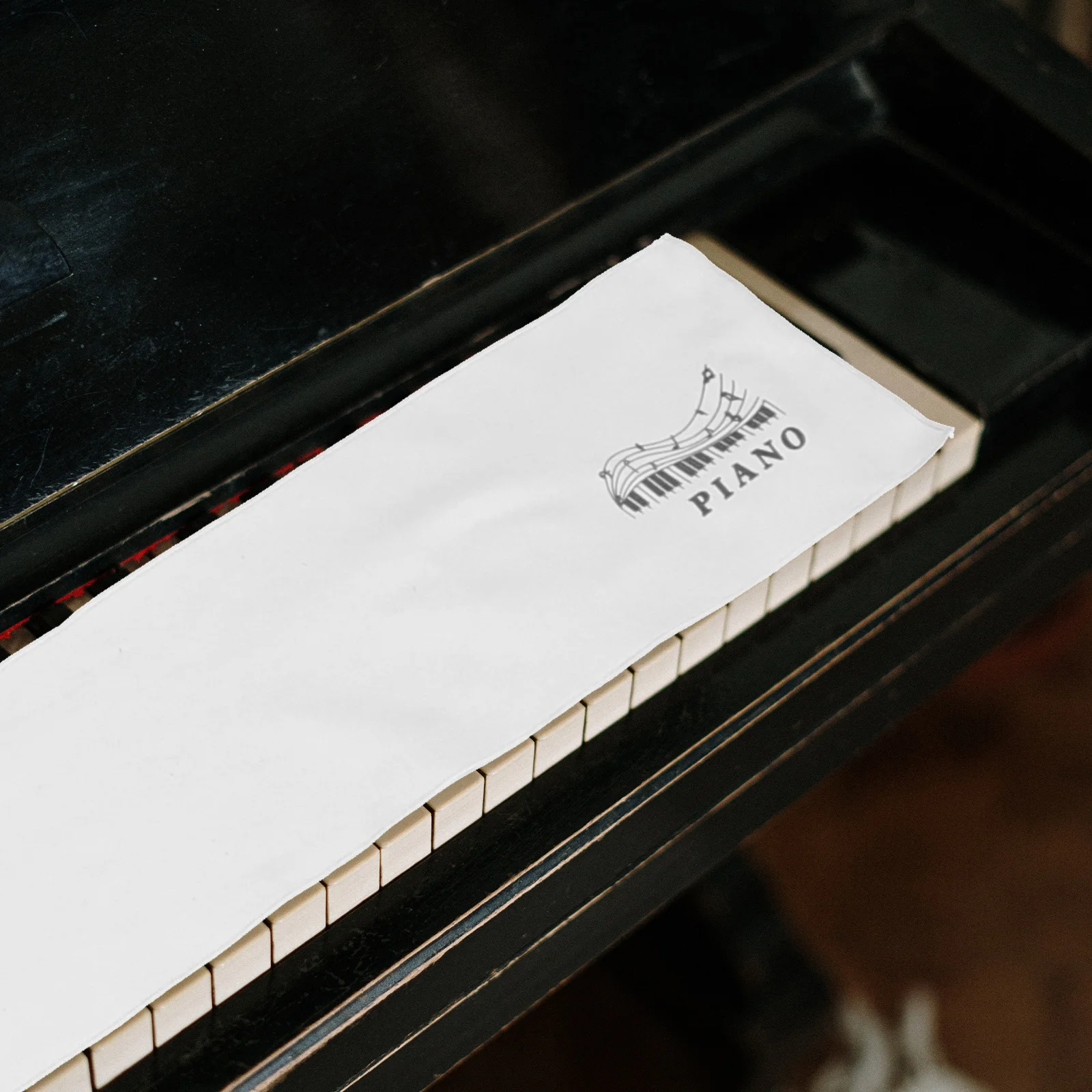

Piano Keyboard Dust Cloth Accessories Music Cover Detachable Instrumental Covers Polyester Electronic for