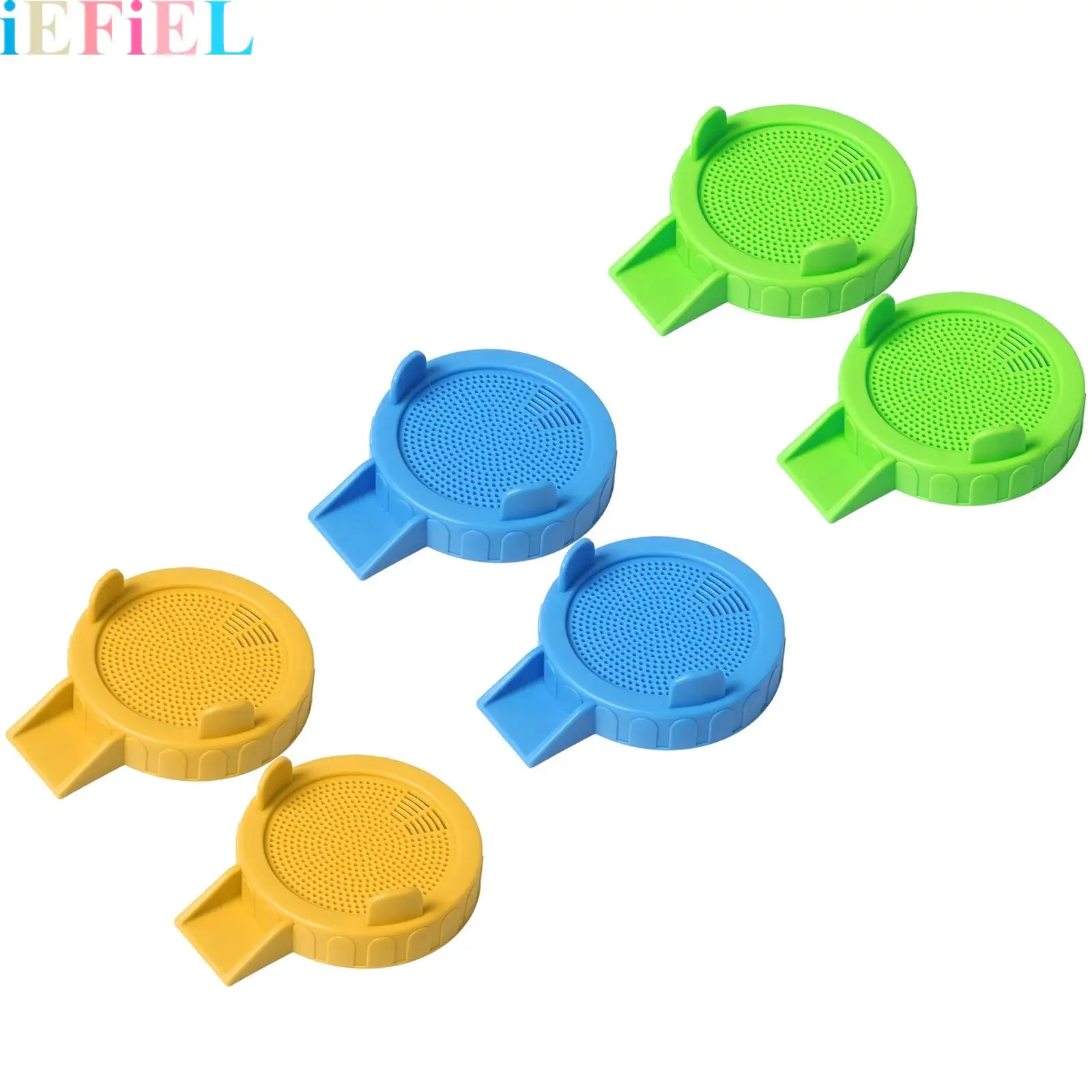 

Plastic Canning Jar Strainer Lids Sprouting Lids for Wide Mouth Mason Jars Mason Jar Pour Spout Lid Bean Growing for Grow Bean