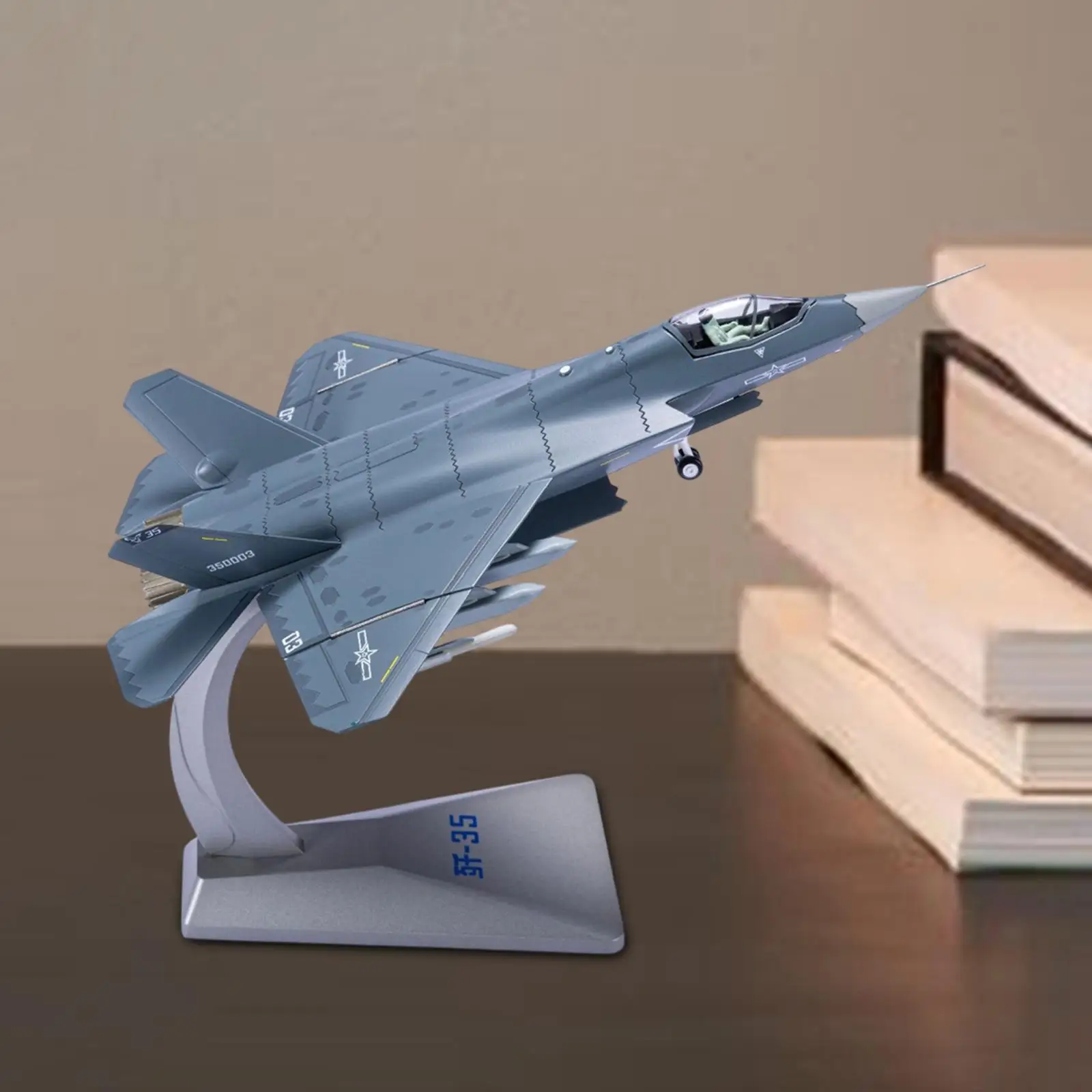 

Simulation 1:72 Aircraft Model Souvenir Fighter Aircraft for Office Home Bar