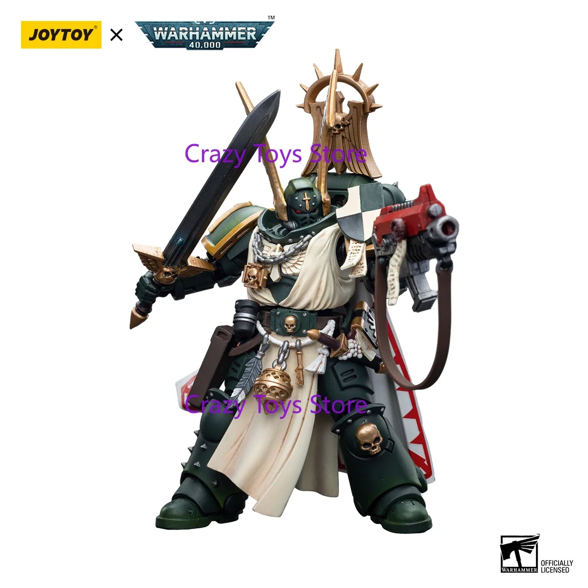 [متوفر] مجسمات JOYTOY Warhammer 40,000 1/18 لملائكة الظلام ماستر لازاروس نموذج هدية للأولاد