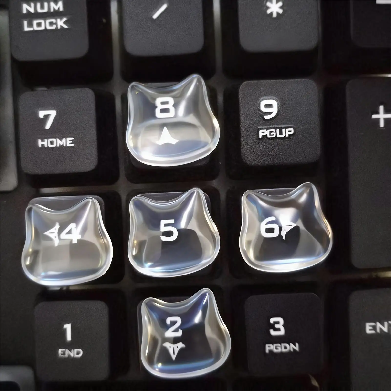 NEW Keyboard Stickers For Long Nails Clear Cover Protector For Laptop Computer Writers Typists Women Girls Gaming Office Home