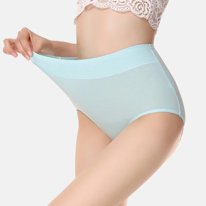 Women's Briefs Comfortable Womens Cotton Underpants High Waist Underwear Sexy Ultra-thin Panties Lenceria Para Damas Lingerie image 4