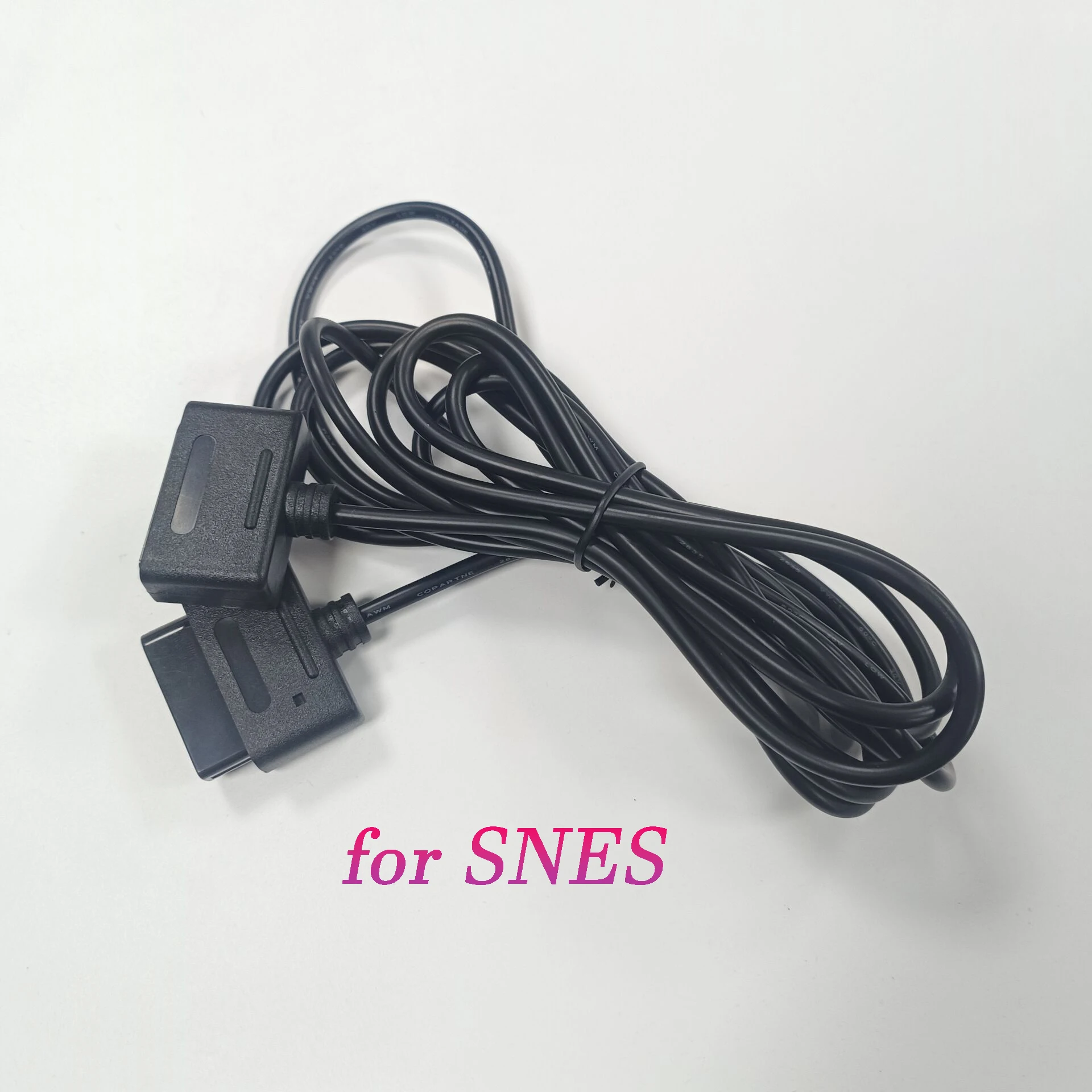 Replacement 3M cable for SNES Game Controller Black Extension Cable Cords Repair Parts