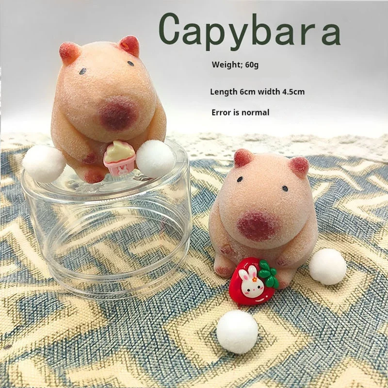 لعبة الهامستر الطينية الناعمة اللطيفة المصنوعة يدويًا من السيليكون لعبة الهامستر لتخفيف التوتر مع انتعاش بطيء وألعاب تخفيف التوتر الممتعة