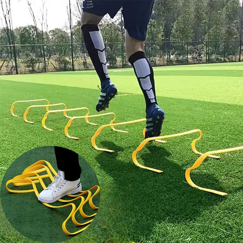 3Pcs 15cm Football Hurdles Portable Speed Funcional Training Kids Agility Hurdles Ladder Sports Safety Soccer Training Equipment