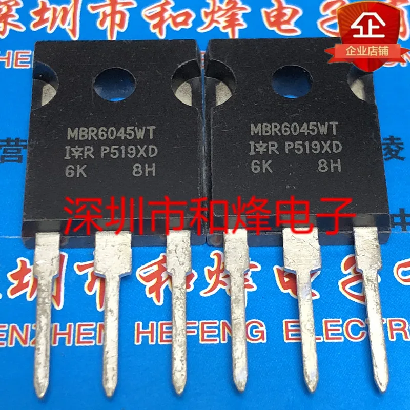 5PCS-10PCS MBR6045WT  TO-247 45V 60A     In Stock Fast Shipping Best Quality Really Stock Best Quality