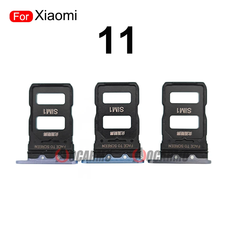 SIM Tray For Xiaomi 11 Mi11 Sim Card Socket Slot Holder Replacement Parts