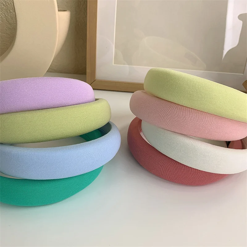 Wide-brimmed Sponge Hair bands Women\'s Sweet All-match Headband Cute Face Wash Hairband Girls Hair Accessories