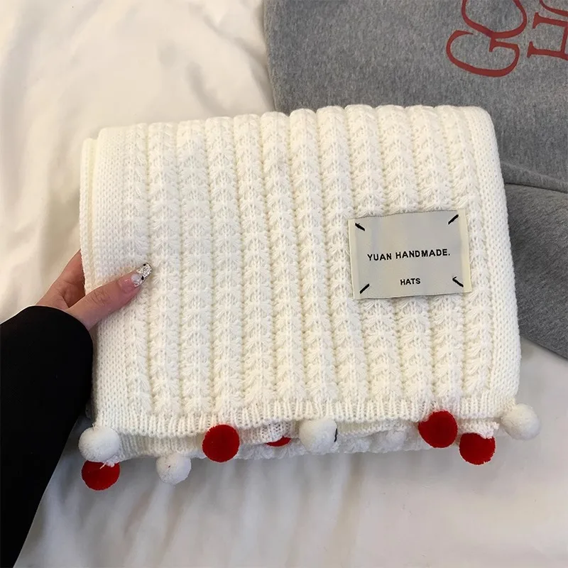 للجنسين الشتاء وشاح مقاوم للصقيع سميكة محبوك الرقبة أدفأ للرجال النساء في الهواء الطلق التزلج تخفيف تزيين هدية