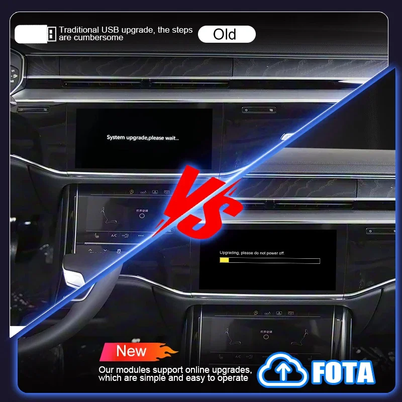 Newest Wireless CarPlay Box For Audi A8 Q8 MIB3 2018-2025 8.8 10.1 Android Auto Mirror Navigation Support Front Reverse Camera view 5