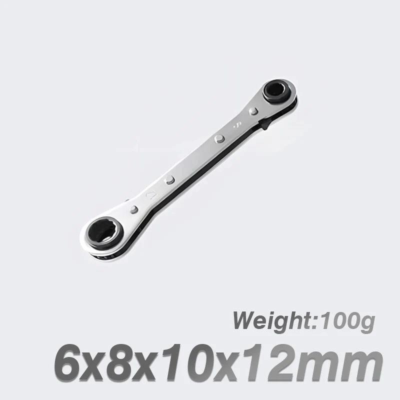 Imagem -03 - Chave de Catraca Principal Dobro do Anel Chrome em 10 11 12 13 14 15 16 17 18 19 21 mm Vanádio Aço Ratchet Spanner
