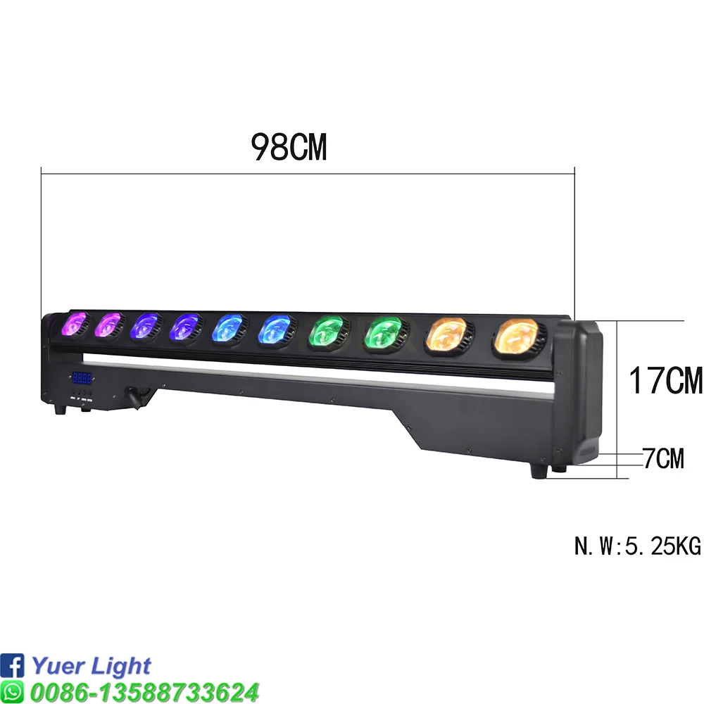 Luz LED con cabezal móvil para escenario, iluminación DMX versátil de 300W, para actuación de teatro, boda, fiesta, Club, evento Y vibración, IP20, paquete de 4