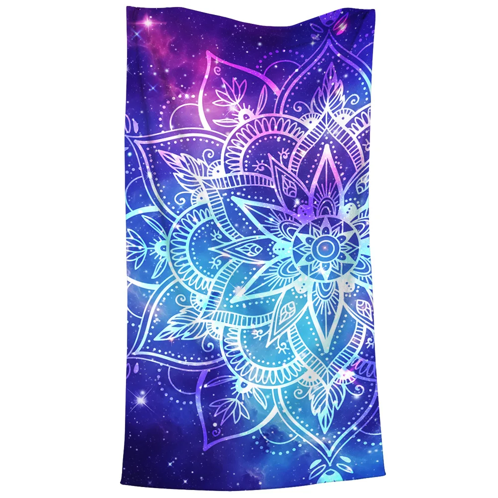 New Beach Towel _ Microfiber Square Towel Absorbent Bath Towel Quick Drying Sunscreen Shawl Digital Printing 2024 New Style