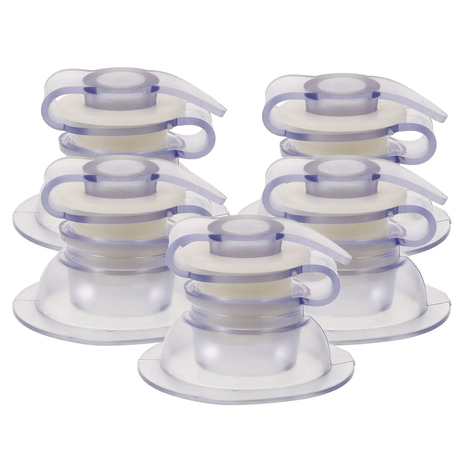 

5 Pcs Inflatable Mattress Valve Cap PVC Replaceable Valves Cover for Pillow Quick Adapter Camping Accessories Boat Attachment