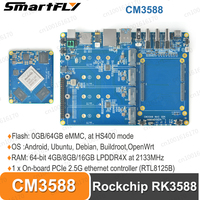 CM3588 Computing Module NAS Kit Rockchip RK3588 SoC Development Board On-board PCIe 2.5G Ethernet Controller support OpenWrt