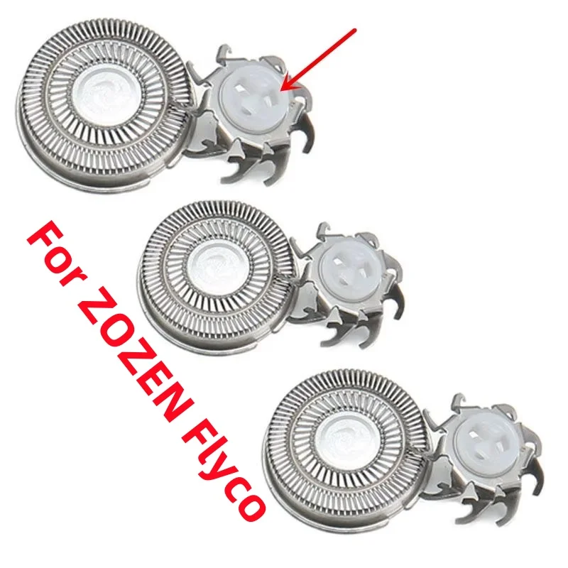

Сменные лезвия для электробритвы, 3 шт., для ZOZEN Flyco FR8 FS373 FS339 FS850 FS858, режущая головка для электробритвы